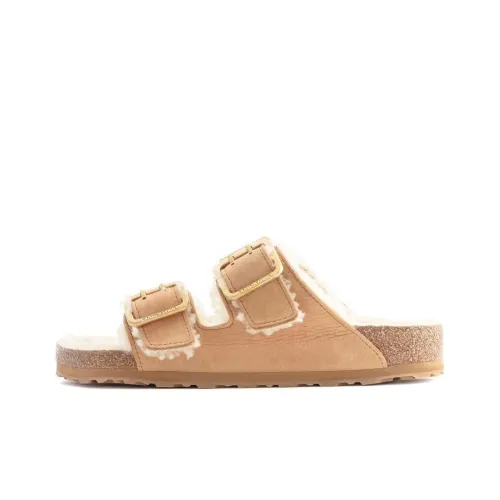 Birkenstock Odor Resistant Slide Slippers Men's Light Brown Regular