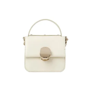 Chloe Penelope Series Calfskin Shoulder Bag Crossbody Bag Extra Mini Women's Mist Ivory
