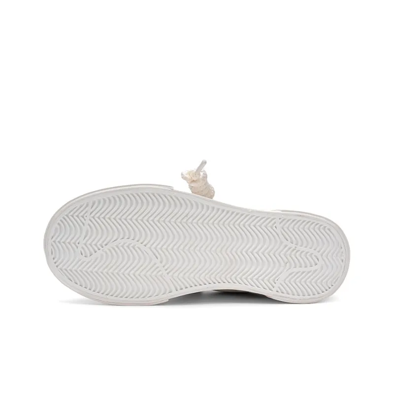 Warrior Slip Resistant Low Top Casual Shoes Unisex White Gray Khaki-4