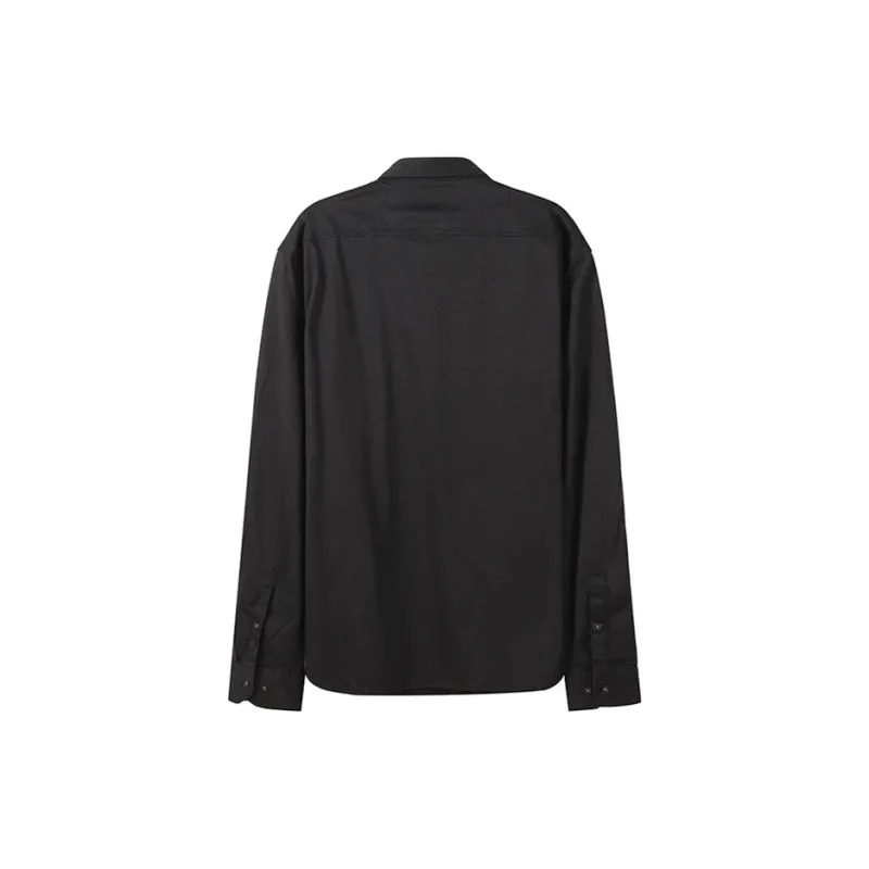 HUGO BOSS Long Sleeved Shirt Men's Black Gray-1