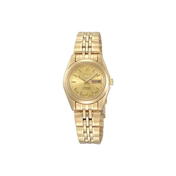 SEIKO Automatic Mechanical Movement Stainless Steel Strap Watch Women's Watch Gold Dial