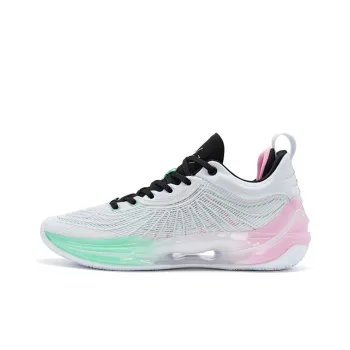 XTEP Cloudwalk 8 Pro Low Top Basketball Shoes Men's White Green