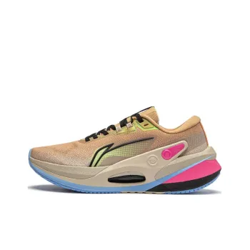 LiNing Furious Rider 7.0 V2 Cushioned Slip Resistant Low Top Running Shoes Men's Light Brown