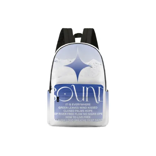 ONRF Polyester Backpack Unisex White