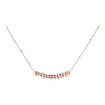 Cartier 18kt Rose Gold Clash De Cartier Necklace