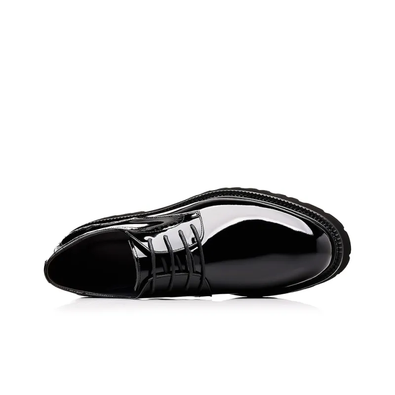 ZUWUDONG Dress Shoes Men Low Top Black/Brown-1