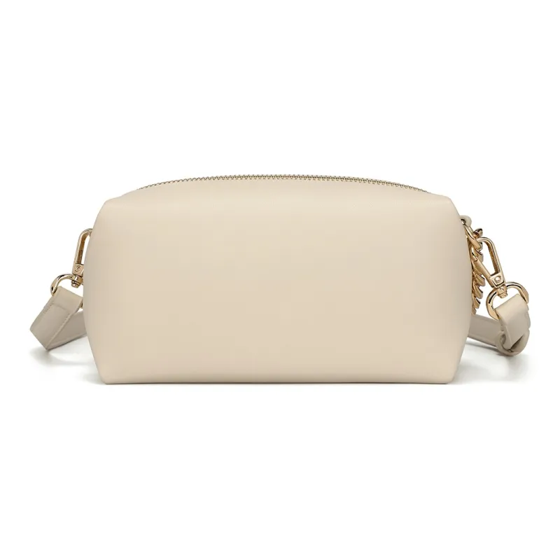 MEXICAN Polyurethane Crossbody Bag Regular Women's Camel/Ecru-4