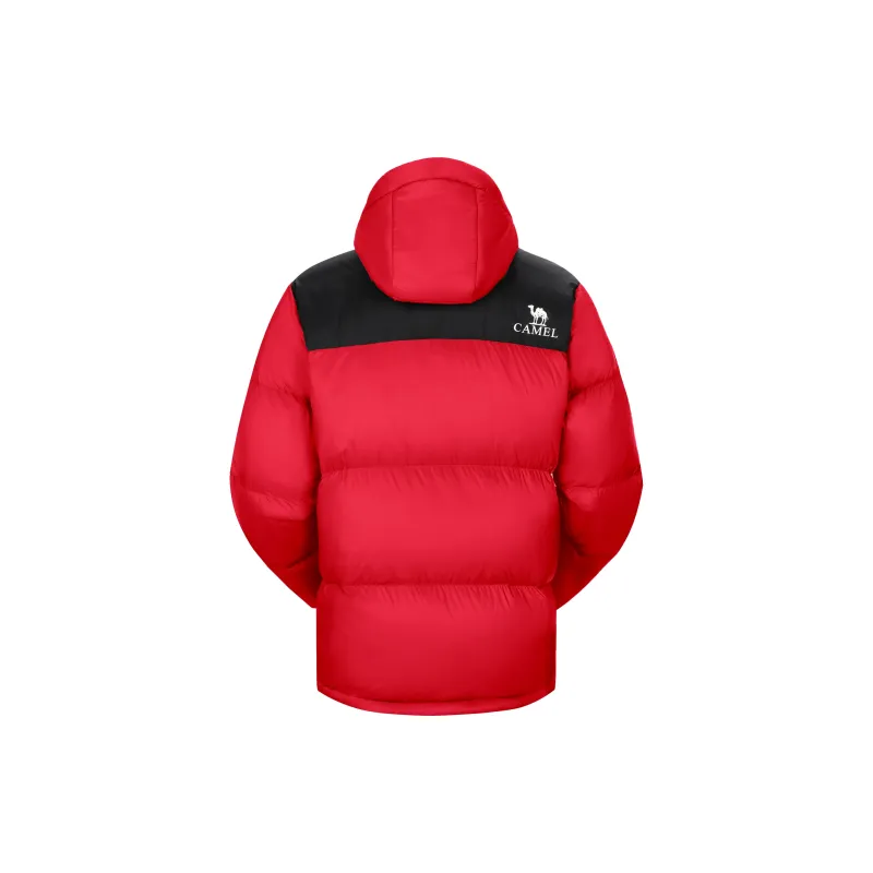 CAMEL Warm Fleece Series Down Jacket Unisex-23