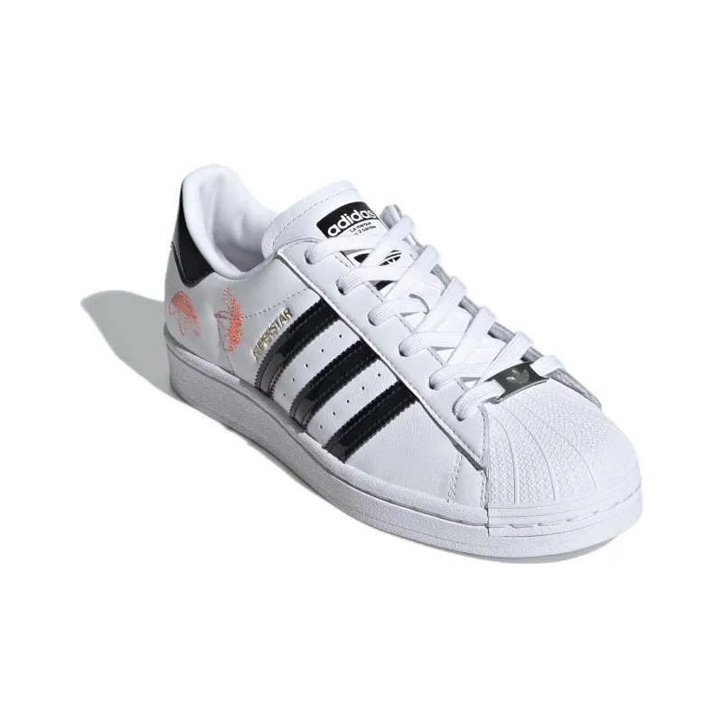 Adidas Originals Superstar Logo 'Black White' Women's-2