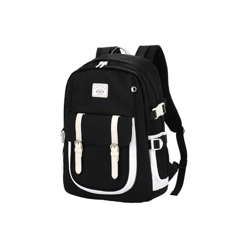 SOSITE Nylon Backpack Laptop Bag Backpack Medium Size Unisex-5