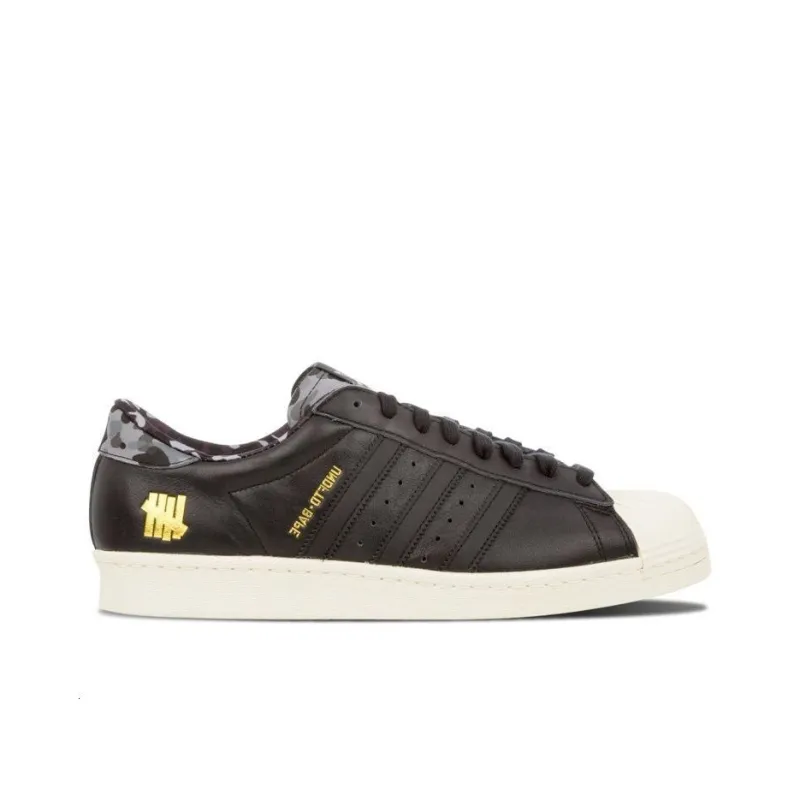 Adidas Superstar 80s Undefeated Bape Black-1