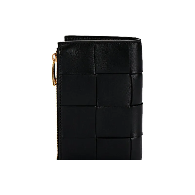 Bottega Veneta Intreccio Bi-Fold Zip Wallet-4