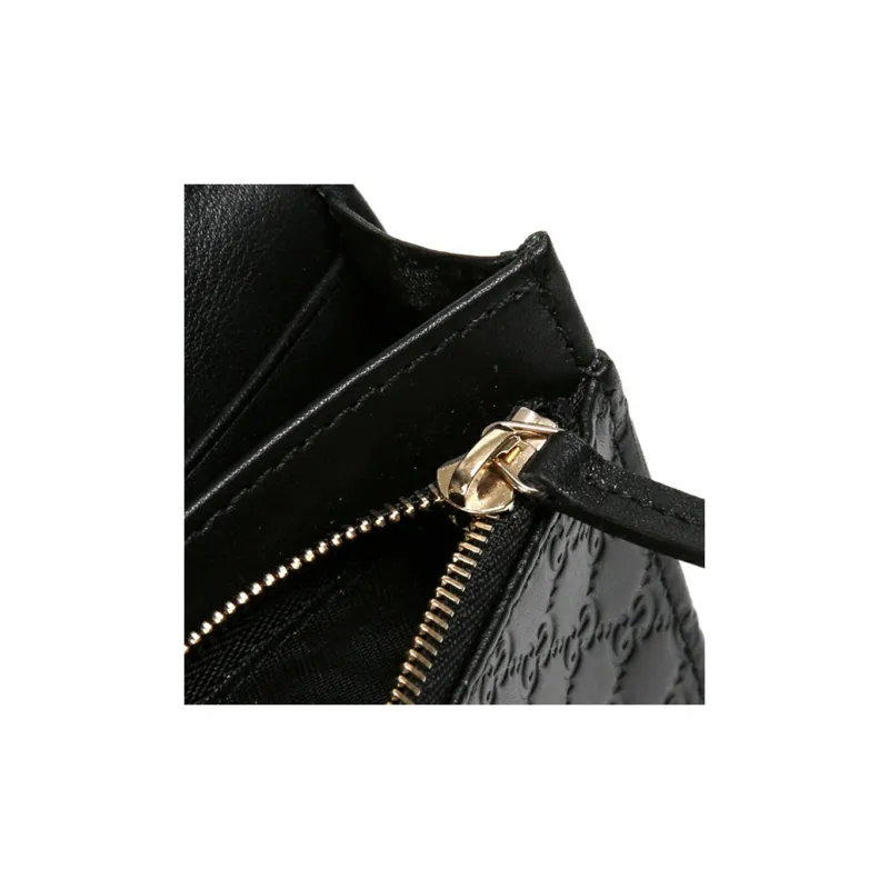 GUCCI Wallet Crossbody MircoGUCCIssima Black-3
