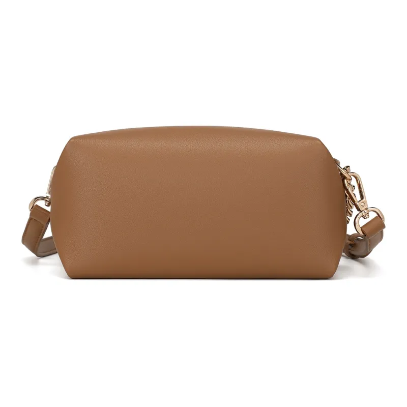 MEXICAN Polyurethane Crossbody Bag Regular Women's Camel/Ecru-1
