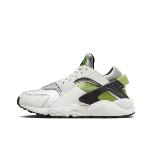 Nike Air Huarache Running Shoes Women's Low-Top White Beige/Green