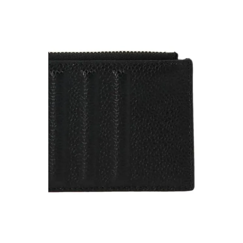THOM BROWNE· Cow Leather Wallet Men's Black-5