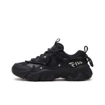 FILA FLUID 5 Abrasion Resistant Low Top Casual Shoes Women's Black