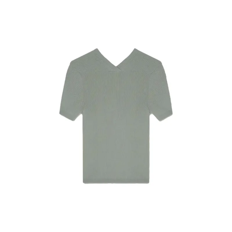 CLUB MONACO Regular T-Shirt Women's Green-1