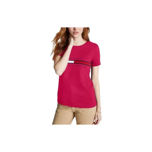 Tommy Hilfiger T-Shirts Women's Rose Red