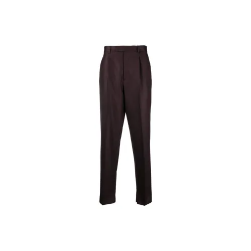 Ermenegildo Zegna Suit Trousers Men Burgundy