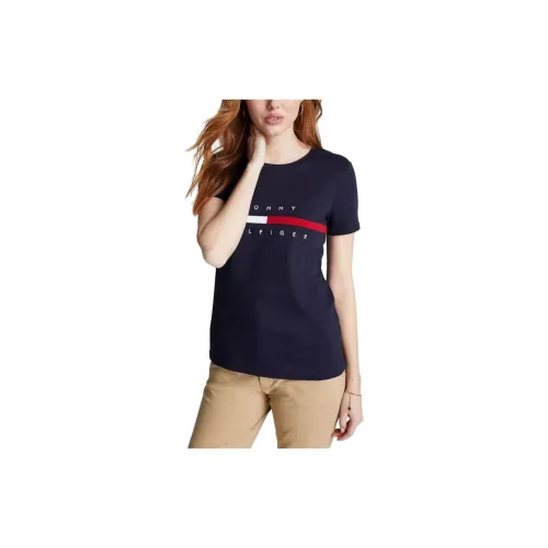 Tommy Hilfiger T-Shirts Women's Navy Blue