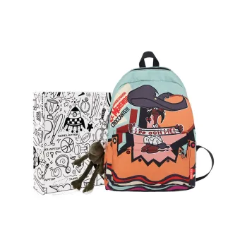 SURELAPTOP Nylon Backpack Regular Unisex Jasper/Joker/Bubble Gum/Pirate/Wine Bottle