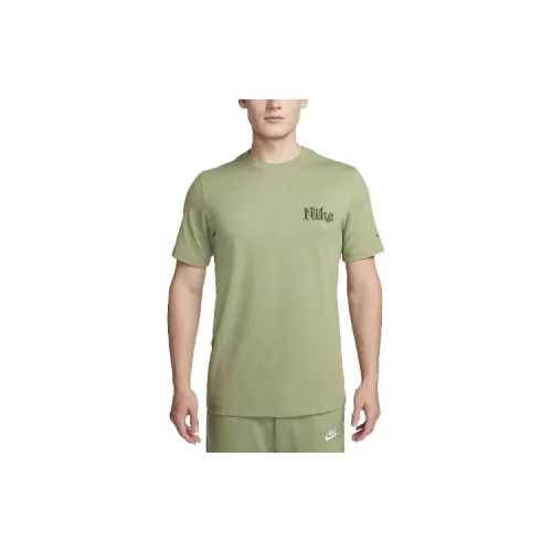 Nike Sportswear T-Shirts Men Medium Olive Green