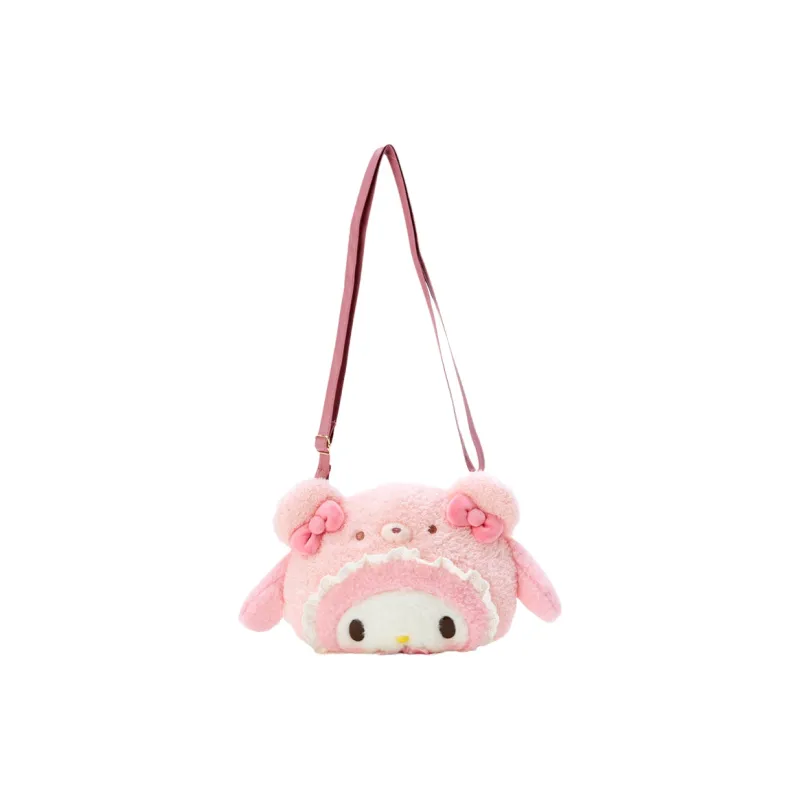 Sanrio Polyester Crossbody Bag Regular Unisex Pink-0