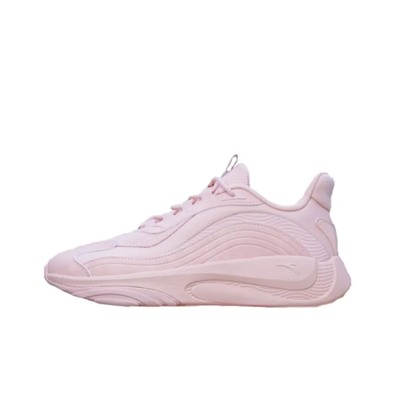 Anta Chao Bai Breathable And Wear resistant Low Top Casual Shoes Women's Pink-0