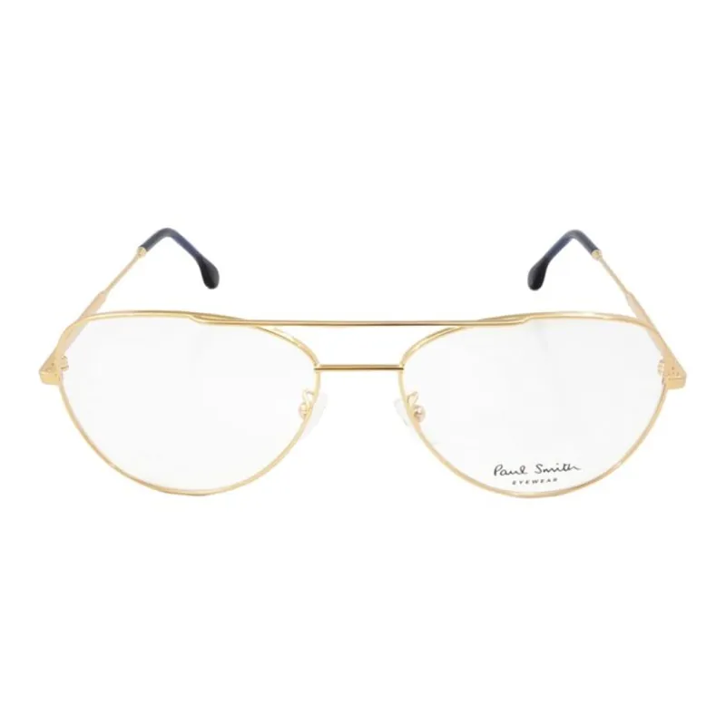 Paul Smith Metal Aviator Eyeglass Frames Unisex Gold-1