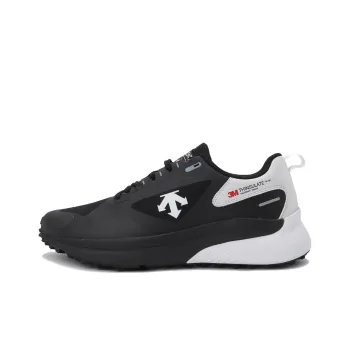 DESCENTE Cushioning, Wear Resistant Low Top Running Shoes Unisex Black