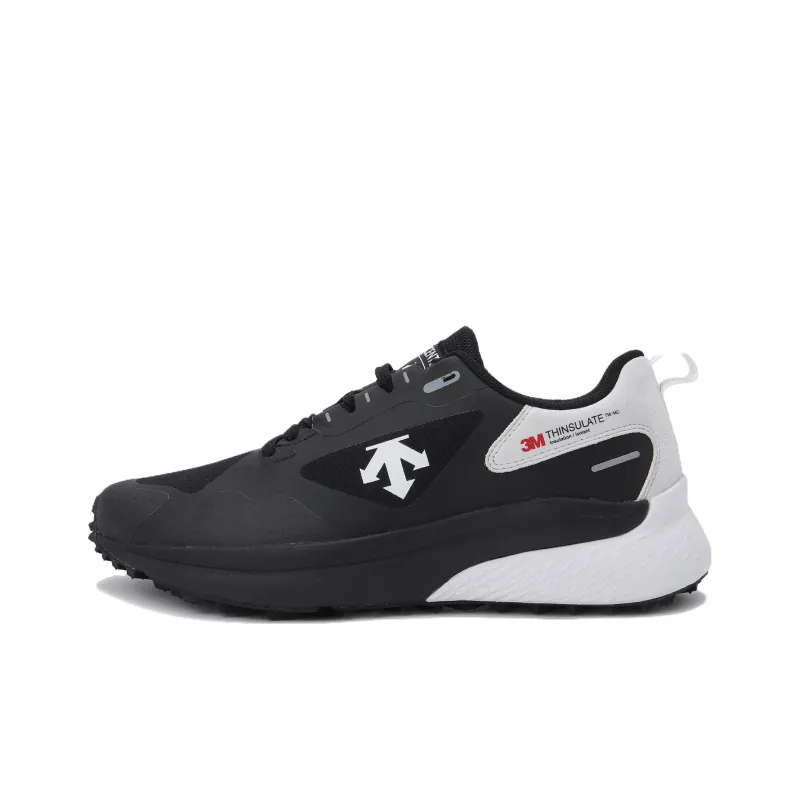 DESCENTE Cushioning, Wear Resistant Low Top Running Shoes Unisex Black-0