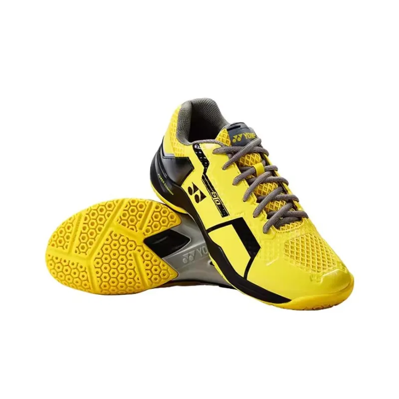 YONEX Power Cushion Cushioning Support Balance Lightweight Rebound Low Top Badminton Shoes Unisex Yellow Black-3