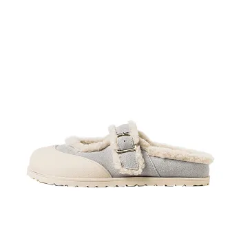 Wonderful Couple Wrap-toe Slippers 1cm Women's Gray