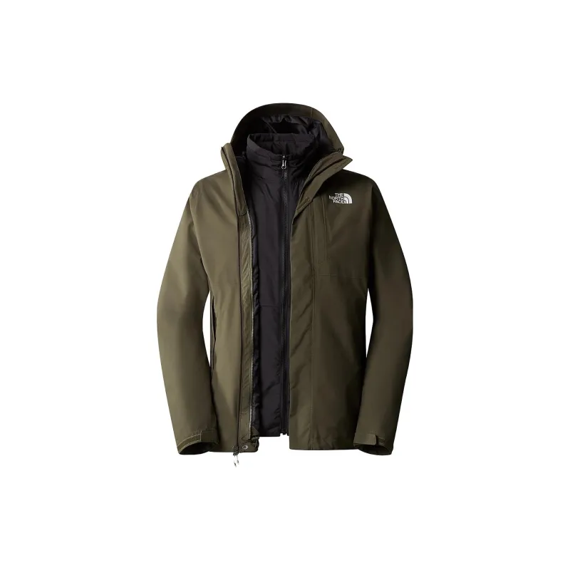 THE NORTH FACE Carto Triclimate Water-Resistant Windproof Breathable Windbreaker Jacket Men's Army Green-2
