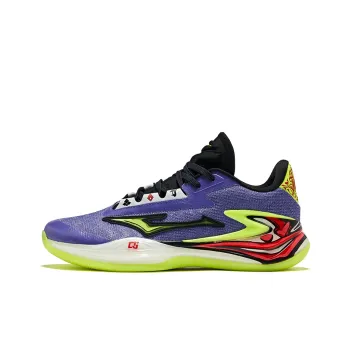 Erke Humble 1.0 Qi Technology Cushioning Wear Resistant Mid Top Basketball Shoes Men's Joker Kaleidoscope Color