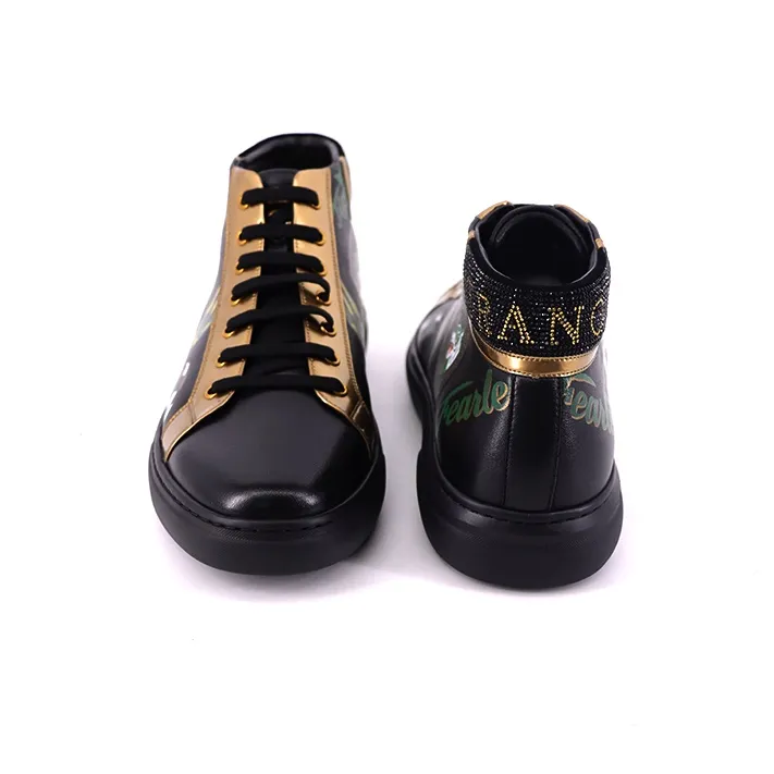 TRANOI Troy Skateboard Shoes Men's Black-4