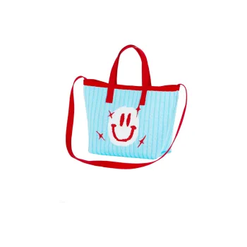 Usual Unusual Polyester Crossbody Bag, Shoulder Bag, Handbag Regular Women's Blue