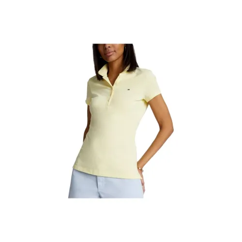 Tommy Hilfiger Polo Shirts Women's Light Yellow