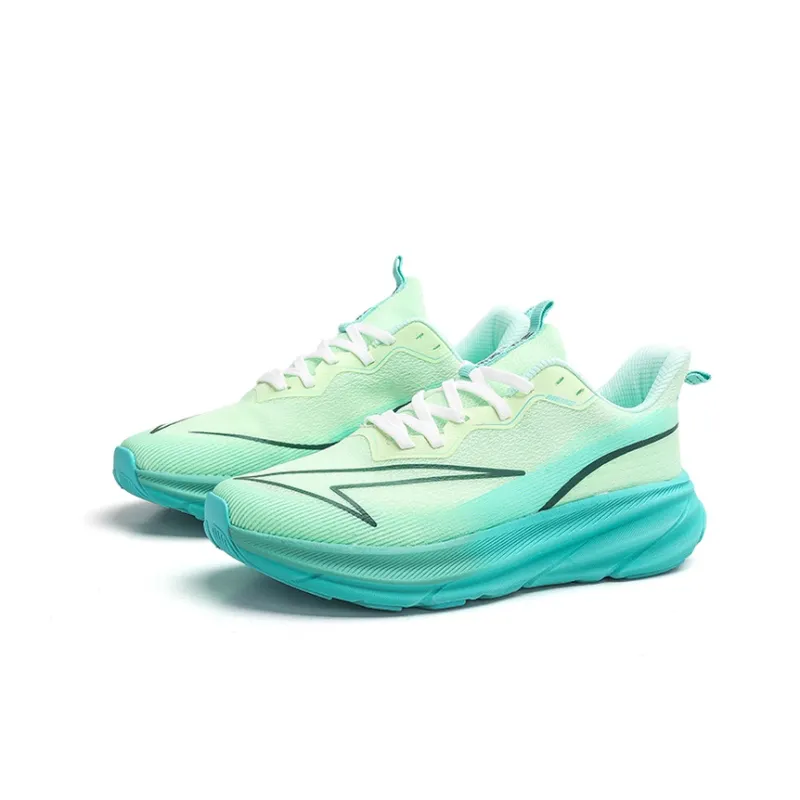 MEIKE Anti Slip Wear Resistant Breathable Lightweight Rebound Low Top Casual Running Shoes Unisex Pea Green-2