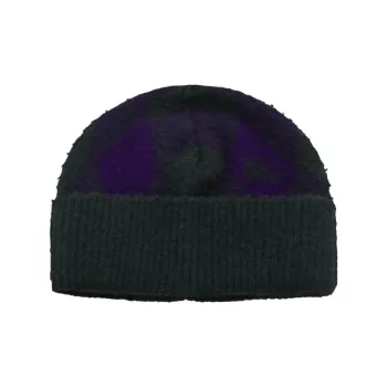Burberry Argyle Intarsia Knit Turn Up Hem Beanie