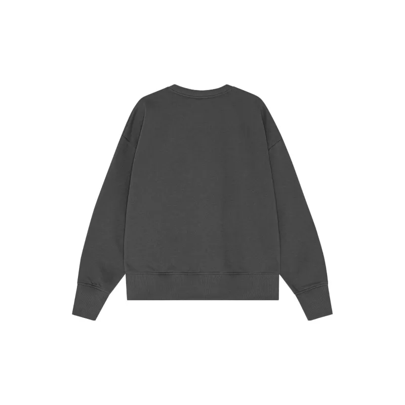 GANNI Volcanic Ash Sweatshirt Women's Gray-1