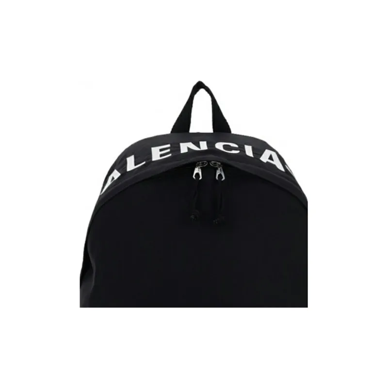 Balenciaga Nylon Fabric Backpack Regular Unisex Black-4