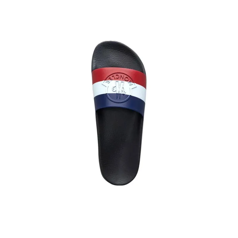 Moncler Basile Slide Slippers Men's Black-4