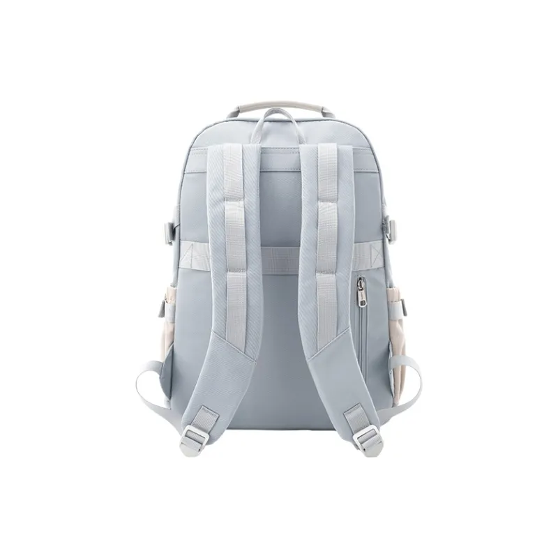 SOSITE Nylon Backpack Medium Size Unisex Light Green, Khaki, Candy Blue-7