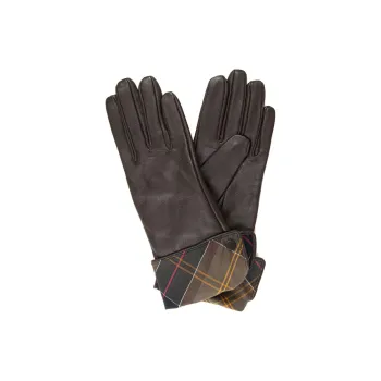 BARBOUR Knit Gloves Women's Brown