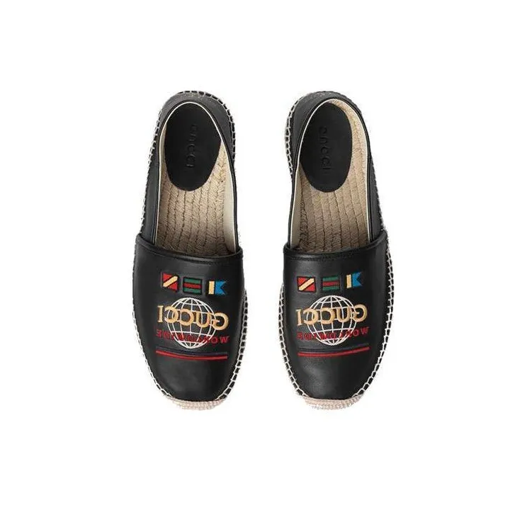 GUCCI Espadrilles 'Double G Black'-2