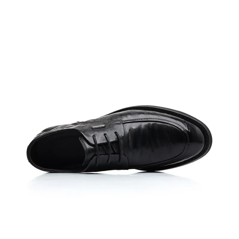 ZUWUDONG Dress Shoes Men Low Top Black-2