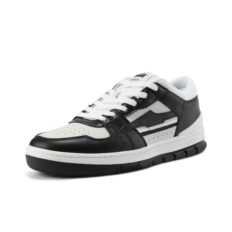 AVIA 825R Series Anti Slip Wear Resistant Low Top Skateboard Shoes Men's Black White-2