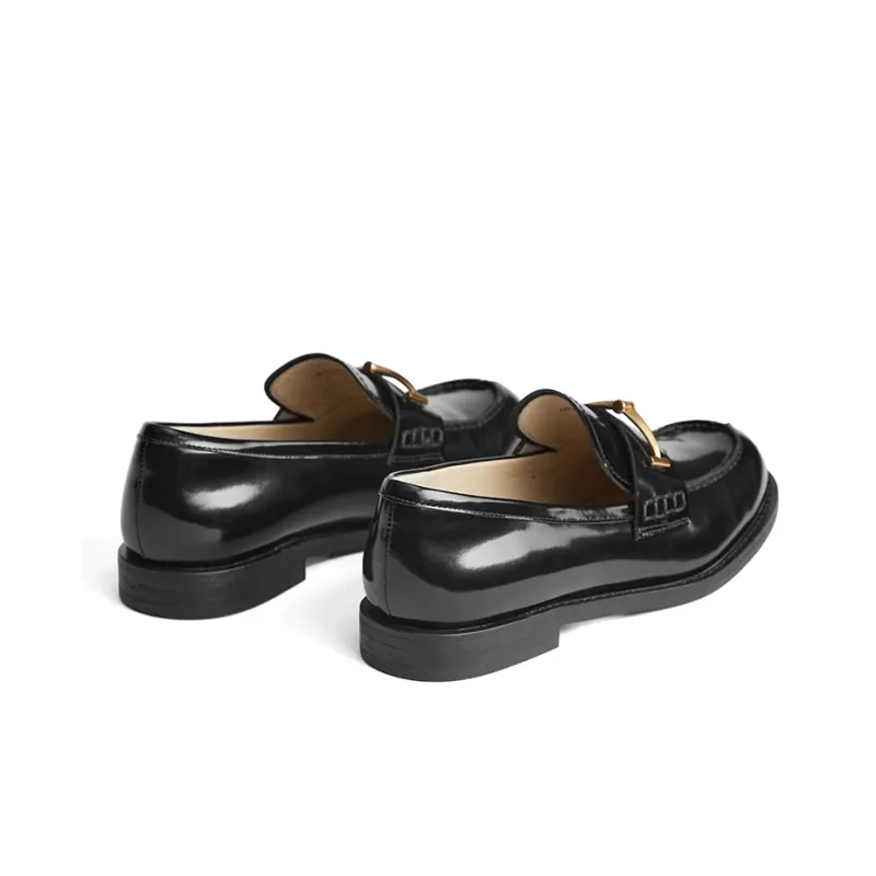73Hours Loafers 1.5cm Women's Black-3